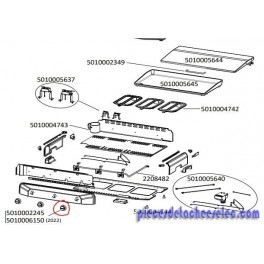 VOLANT CHROME (x2) pour Plancha campingaz