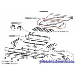 PLAQUE DE CUISSON FONTE EMAILLEE AVEC 4 VIS SUPPORT - BRILLANTE pour plancha campingaz