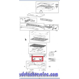 Couvercle/axe/gauche+Droite pour Grille Viande TEFAL Couvercle/axe/gauche+Droite pour Grille Viande TEFAL