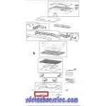 Couvercle/inferieur/gauche pour Grille Viande TEFAL