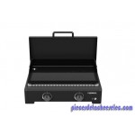 PLANCHA GAZ OTHELLO 2 L - Châssis acier - Plaque acier - Couvercle de protection