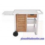CHARIOT WOODY DELUXE POUR PLANCHAS 2 & 3 BRÛLEURS