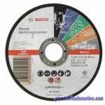 Disque à Couper Droit Rapido Multi Construction pour Meuleuse BOSCH
