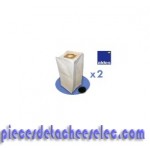 Lot de 2 Sacs 30L Aldes Universel + 2 Filtres Moteur pour Station D'aspiration Aldes
