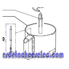 Ensemble CUVE R201 3L PLAST pour Robot coupe