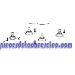 Pied x4 pour Robot Multifonction Riviera & Bar Pied x4 pour Robot Multifonction Riviera & Bar
