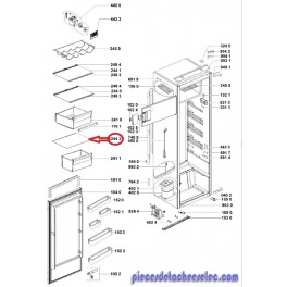 Clayette Verre 460x340,5x3,2 pour Réfrigérateur INDESIT Clayette Verre 460x340,5x3,2 pour Réfrigérateur INDESIT