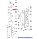 Clayette Verre Réfrigérateur+ Profil pour Réfrigérateur INDESIT