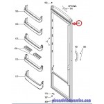Porte de Réfrigérateur pour Réfrigérateur LADEN