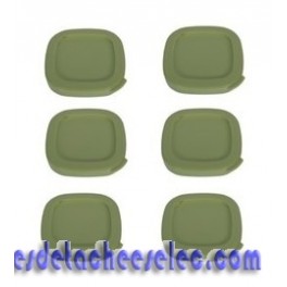 Couvercle x6 Vert pour Yaourtière Multi Délices Seb Couvercle x6 Vert pour Yaourtière Multi Délices Seb