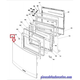 Vitre de Façade pour Four Gaggenau Vitre de Façade pour Four Gaggenau