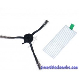 Filtre x1+Brossette x1 pour robot aspirateur rowenta Filtre x1+Brossette x1 pour robot aspirateur rowenta