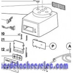 ENSEMBLE SUPPORT MOTEUR GRIS pour Robot coupe 