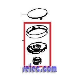 Bouton+Enjoliveur+entretoise pour Mixeur Moulinex Bouton+Enjoliveur+entretoise pour Mixeur Moulinex