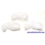 Jeu de 3 Coussinets en Microfibres pour Nettoyeur Vapeur Hoover