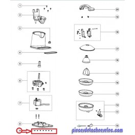Pied pour Presse Agrume RIVIERA BAR Pied pour Presse Agrume RIVIERA BAR