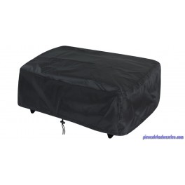 Housse de Protection pour Plancha,Dimension 80x60x25 cm,Imperméable, Anti-UV, Noir,Housse Plancha Universelle Gazinière Barbecue