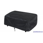 Housse de Protection pour Plancha,Dimension 80x60x25 cm,Imperméable, Anti-UV, Noir,Housse Plancha Universelle Gazinière Barbecue