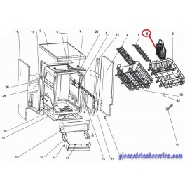 Panier Lave Vaisselle Supérieur pour Lave Vaisselle OCEANIC Panier Lave Vaisselle Supérieur pour Lave Vaisselle OCEANIC