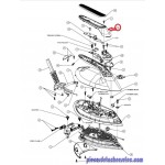 Ensemble D Incrustations VC Bleu Louros pour Centrale Vapeur PHILIPS