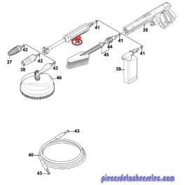 Lance Porte Buse pour Nettoyeur Haute Pression BLACK DECKER Lance Porte Buse pour Nettoyeur Haute Pression BLACK DECKER