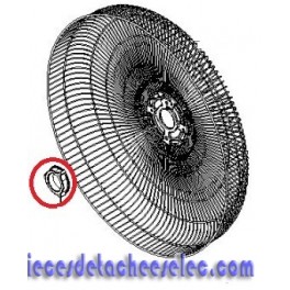 Ecrou/grille/arriere pour Ventilateur TURBO SILENCE EXTREM ROWENTA Ecrou/grille/arriere pour Ventilateur TURBO SILENCE EXTREM ROWENTA