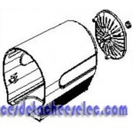 Carter+Flasque/arriere/blanc pour Ventilateur TURBO SILENCE EXTREM ROWENTA