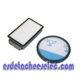 Cassette filtre+Filtre rond pour Aspirateur Compact Power Cyclonic MOULINEX