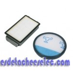 Cassette filtre+Filtre rond pour Aspirateur Compact Power Cyclonic MOULINEX