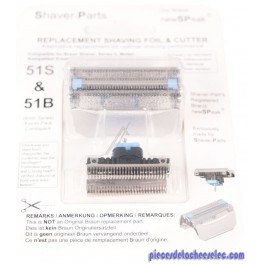 Combi Pack Tête de Rasoir pour Rasoir BRAUN Combi Pack Tête de Rasoir pour Rasoir BRAUN