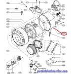 Ensemble Cuve Arriére + Paliers pour Machine à Laver LG