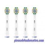 Oral-B Pro Brossette 4 Pcs pour Hydropulseur BRAUN