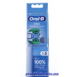 Oral-B Brosses Pro Precision Clean 5-Pack pour Hydropulseur BRAUN Oral-B Brosses Pro Precision Clean 5-Pack pour Hydropulseur BRAUN