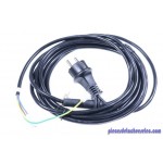 Câble D'alimentation Complet 5m pour Nettoyeur Haute Pression Nilfisk