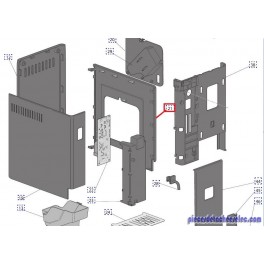 Flanc Droit pour cafetière delonghi 