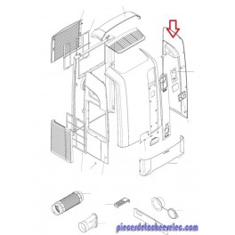 Flanc Gauche pour Climatiseur DELONGHI Flanc Gauche pour Climatiseur DELONGHI
