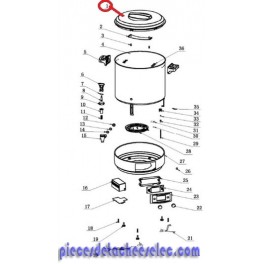 Couvercle pour Stérilisateur KCPST31LCDIX KITCHENCHEF Couvercle pour Stérilisateur KCPST31LCDIX KITCHENCHEF