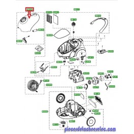 Couvercle pour Aspirateur Traineau SAMSUNG Couvercle pour Aspirateur Traineau SAMSUNG