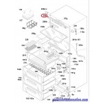 Tableau de Bord pour Réfrigérateur HDN4586 Hoover