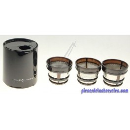 Set 3 Tamis + Tube Alimentation pour Extracteur à Jus RIVIERA BAR