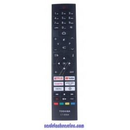Télécommande Toshiba Gris et Noir pour Téléviseur TOSHIBA Télécommande Toshiba Gris et Noir pour Téléviseur TOSHIBA