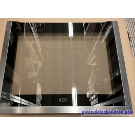 Vitre Extérieur Inox 594x470mm pour Four AEG
