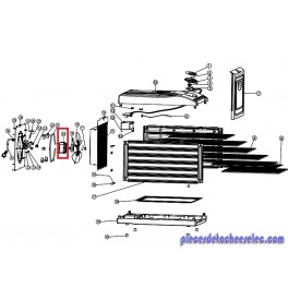 Moteur du ventilateur pour Deshydrateur KITCHENCHEF