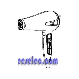 Seche-cheveux/marron pour Sèche Cheveux Silence Sensor Calor Seche-cheveux/marron pour Sèche Cheveux Silence Sensor Calor