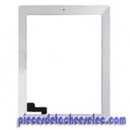 Vitre avant blanche pour ipad 1