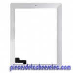 Vitre avant blanc pour ipad 2