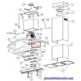 Ensemble Support de Commande pour Hotte Roblin Ensemble Support de Commande pour Hotte Roblin
