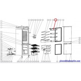 Balconnet Supérieur et Inférieur pour Réfrigérateur VALBERG Balconnet Supérieur et Inférieur pour Réfrigérateur VALBERG