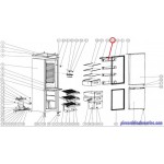 Balconnet Supérieur et Inférieur pour Réfrigérateur VALBERG