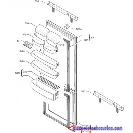 Joint Magnétique Congélateur Pour Réfrigérateur DE DIETRICH